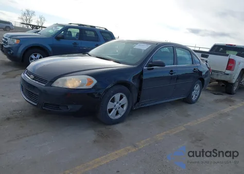 2010 Chevrolet Impala Lt from USA, damaged, VIN 2G1WB5EK5A1154861